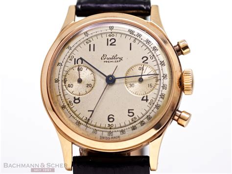 Breitling Vintage Premier Chronograph JUMBO 37mm Ref